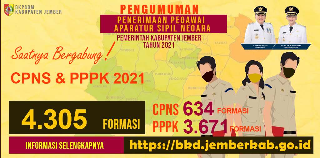 Bkpsdm Kabupaten Jember Situs Resmi Badan Kepegawaian Dan Pengembangan Sdm Kabupaten Jember