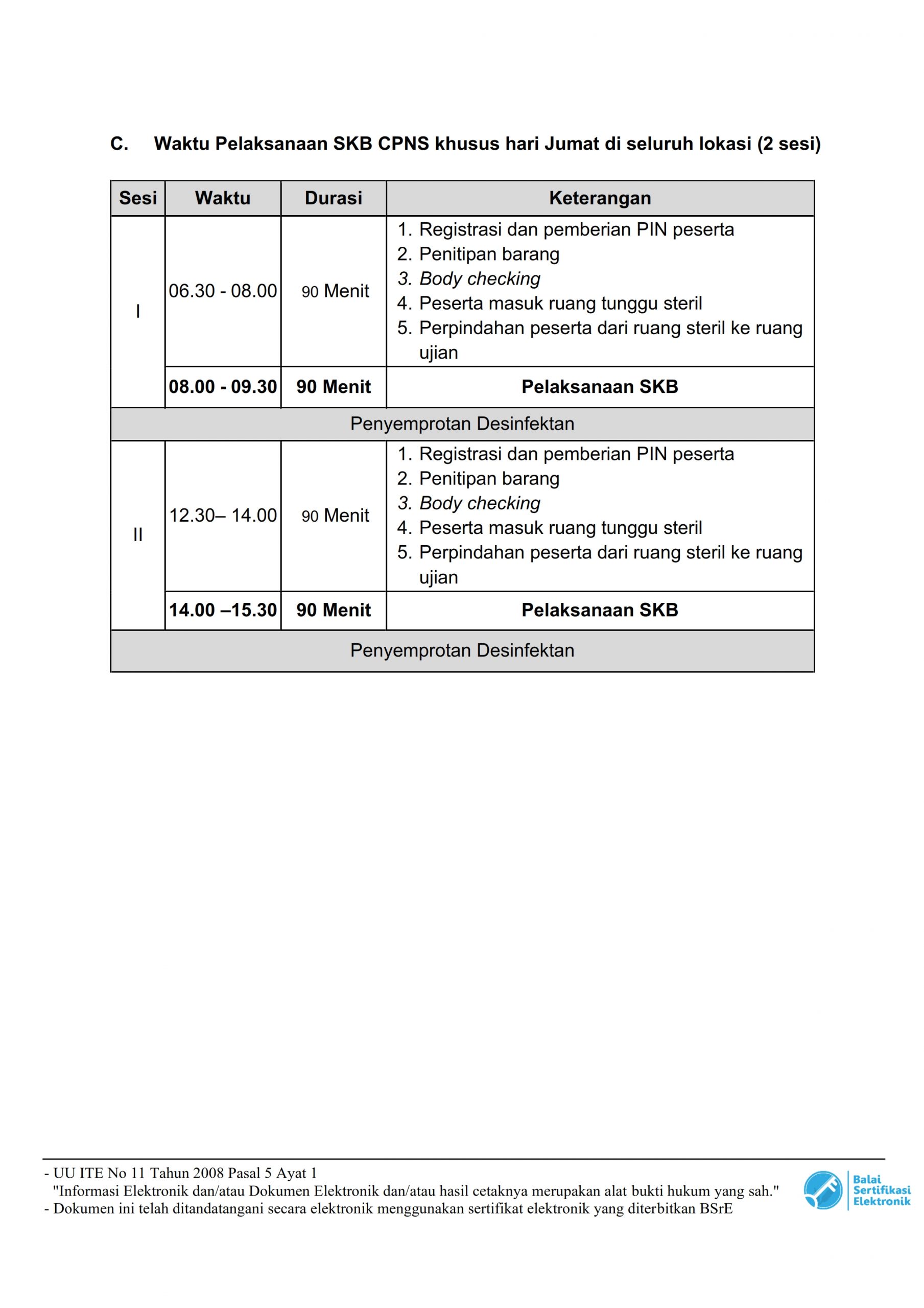 JADWAL SELEKSI KOMPETENSI BIDANG CPNS KABUPATEN JEMBER TAHUN 2021 ...